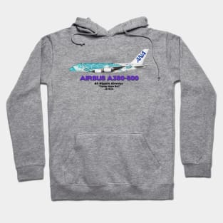 Airbus A380-800 - All Nippon Airways "Flying Honu Kai" Hoodie